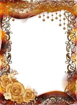 frame with roses and ornaments by Lyotta.deviantart.com on ...