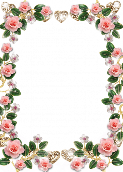 Delicate-Floral-Jewelries-and-Pink-Roses-Picture-Frame.png (915×1280 ...