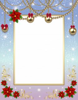 Christmas Transparent PNG Photo Frame | Gallery Yopriceville - High ...