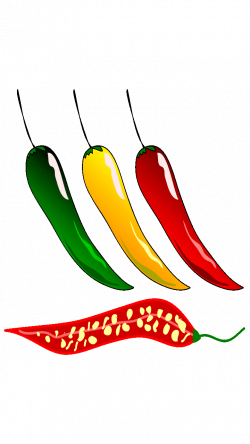 Download 17 Stunning Chili Pepper Clipart - Fruit Names A-Z With ...
