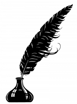 Feather Quill Pen Clipart transparent PNG - StickPNG