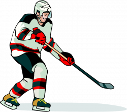 Free hockey player book vector art clip art image from Free-Clip-Art ...