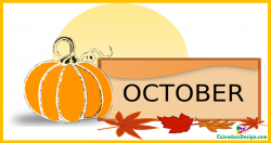 October Clipart Free Download