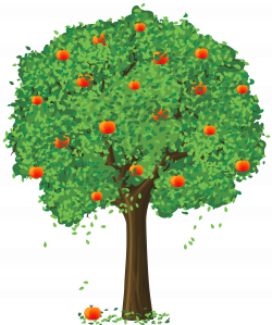 Trees background clipart