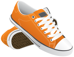 Orange Sneakers PNG Clipart - Best WEB Clipart