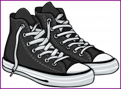 Marvelous Tennis Shoes Clipart Black And White Collection Picture ...