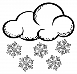 28+ Collection of Snowy Clipart Black And White | High quality, free ...