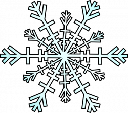 Snow Flakes Clip Art | Snowflake clip art - vector clip art online ...