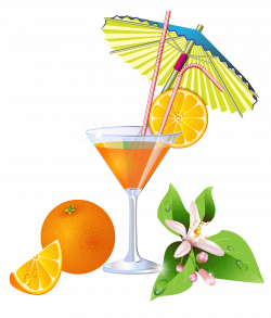 Summer Orange Cocktail PNG Clipart | Gallery Yopriceville - High ...