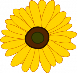 Cute Free Sunflowers Clipart