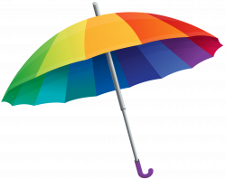 Rainbow Umbrella PNG Clipart Image | Gallery Yopriceville - High ...