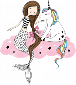 unicorn mermaid bff besties bestfriend bestfriends bffl...