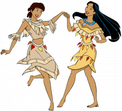 Pocahontas, Friends and Family Clip Art | Disney Clip Art Galore
