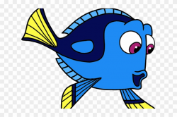 Manta Ray Clipart Finding Dory - Fish Clipart Png Dory ...