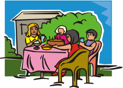 Clipart people eating at table - Clip Art Library