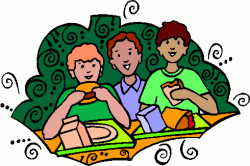 School lunch with friends clipart - Clip Art Library