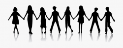 Friends Clipart Transparent Background - People Holding ...
