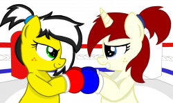 1414231 - artist needed, boxing gloves, boxing ring, earth pony ...