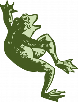 Clipart - dancing frog