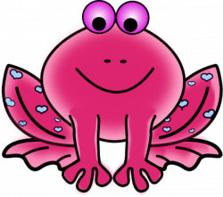 Pink frog clipart - Clipartix