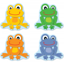FUNky Frogs Shape Stickers by Carson-Dellosa