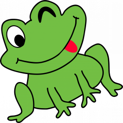 Clipart - funny frog