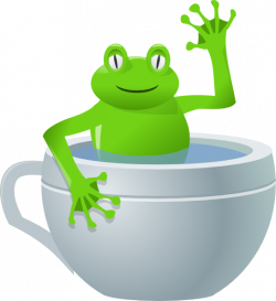 Frog In Tea Cup Clip Art at Clker.com - vector clip art online ...