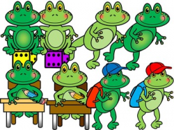 FROGGY GOES TO SCHOOL- FROGS CLIP ART & FROGS TEN FRAMES CLIP ART (72  IMAGES)