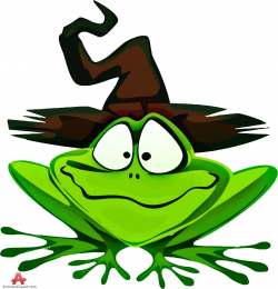 Frog with Wizard Hat Clipart | Free Clipart Design Download ...