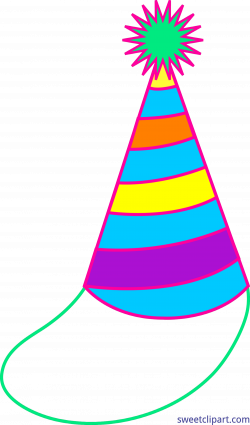 Holidays Birthday Party Hat 2 Clip Art - Sweet Clip Art