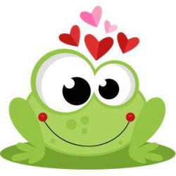 Silhouette Design Store: boy frog in love | Valentine Clip ...