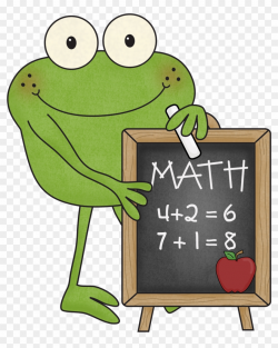 Frog Math Clipart - Frog Doing Math Clipart, HD Png Download ...