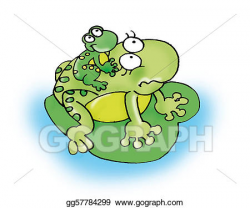 Stock Illustration - Mother frog. Clipart Illustrations ...