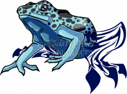 28+ Collection of Blue Poison Dart Frog Drawing | High quality, free ...