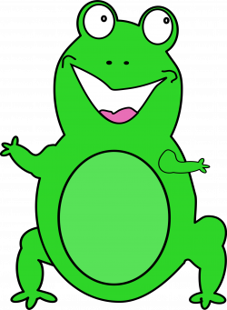Clipart - happy frog