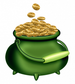 St Patricks Day Green Pot of Gold PNG Clipart | Irish | Pinterest ...