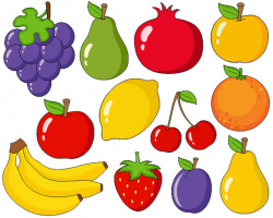 Fruits And Vegetables Clip Art Collection, Clipart Bundle ...