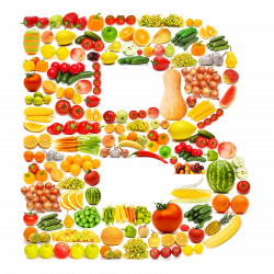 Fruit Vegetable Letter Alphabet - Fruits and vegetables letter B ...