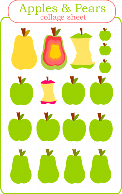 Yummy fruits: scrap apple and pear png's – apple and pear ...