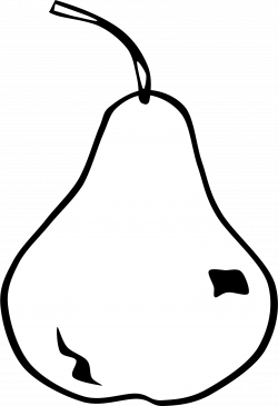 Clipart - Simple Fruit Pear