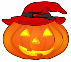 Jack O Lantern Wearing Hat T | Free Images at Clker.com - vector ...