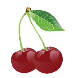 Fruit Drawing Clipart Cherry, Fruit Logo, Set Clipart, Exquisite ...