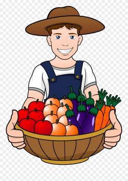 A Men Have Fruits And Vegetables In The Basket - Music ...