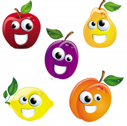 Cartoon Royalty-free Stock photography Clip art - Happy Fruit Combo ...