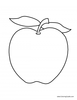 Free coloring pages of fruit templates - Clip Art Library