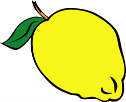 Lemon clipart yellow fruit - Pencil and in color lemon clipart ...