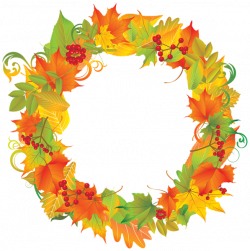Autumn Wreath PNG Clipart Image | Fall | Pinterest | Clipart images ...