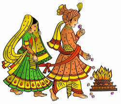 Download indian wedding colour clipart Hindu wedding ...