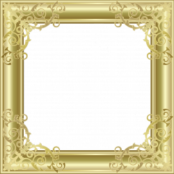 Gold Transparent PNG Photo Frame | Gallery Yopriceville - High ...