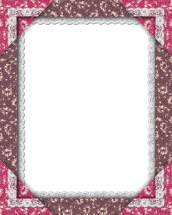 Pink and Brown Transparent PNG Frame | Gallery Yopriceville - High ...